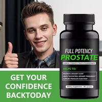 Livraison immédiate Capsules de santé de la prostate masculine Soutien antioxydant Équilibre hormonal Supplément de confort urinaire masculin