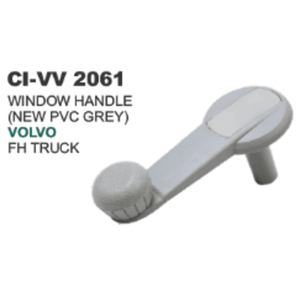 Nuevo mango de ventana gris PVC - Product Image 1