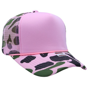 Nouvelle casquette de camionneur en maille d'été transfrontalière, chapeau de soleil de loisirs en plein air, mode américaine, respirant, protection solaire, camouflage - Product Image 1