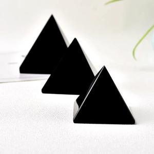 Pirámides de Obsidiana Negra de Alta Calidad para Sanación Reiki, 4cm 5cm 6cm 7cm 8cm, Cristales de Energía Curativa, Venta al por Mayor de Fábrica - Product Image 3