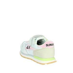 Sun68 Zapatillas para niña Blanco Rosa Cierre con velcro Zapatos casuales - Product Image 2