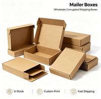 Boîte d'expédition pliable extra-rigide en carton ondulé en forme d'avion pour la logistique, les supermarchés et les expositions – Écologique