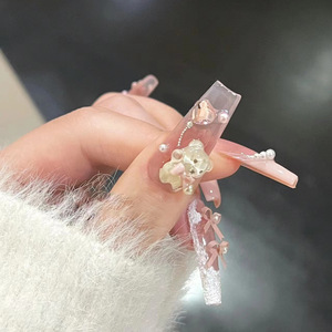 ตะไบเล็บแบบฝรั่งเศสสำหรับทำเล็บแบบถอดออกได้ทำมือจาก3D รูปหมีน้อยสง่างาม - Product Image 2