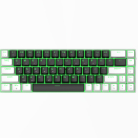 Suministro de fábrica 2000mAh Mini 68 Teclas ISO Español Teclados mecánicos para juegos para Windows Excelente producto