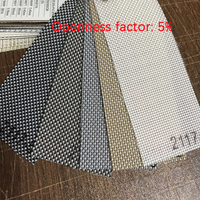 Tissu pour stores enrouleurs industriels en polyester, best-seller, couleur personnalisée, durable, imperméable, protection solaire, filtrant la lumière, directement de l'usine