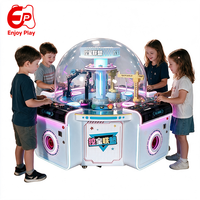 Machine à prix Centre Island, Grue Excavatrice, Attrape-cadeaux à monnayeur pour 4 joueurs, pour Centres Commerciaux et Centres de Divertissement Familial (ECF), OEM