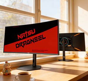 Moniteur de jeu LED IPS noir 24/27/32/34/40 pouces 144Hz 1ms GTG 16:9 avec 100% SRGB DPHDMI HDR 400 320cd/m - Product Image 1