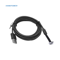 OEM Factory kabel ekstensi FPV USB C lembut, kabel ekstensi FPV pengisi daya datar 1M 2M 3M sudut kanan Tipe C 2PIN