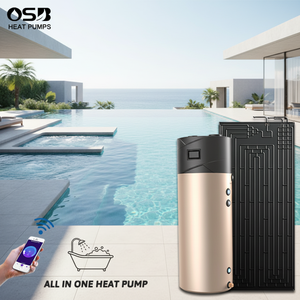 Pompe à chaleur hybride tout-en-un R32 à source d'air avec panneaux solaires CE DHW, pompe à chaleur à haut rendement énergétique pour usage domestique - Product Image 1