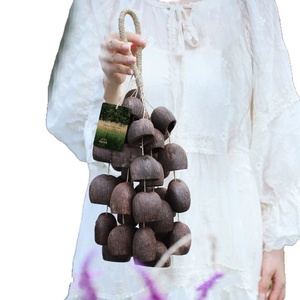 Wholesale Handmade Natural Fruit Shell Bell Wind Chime For Homestay Yard Home Decoration And Meditation - Product Image 1