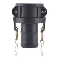 Raccord camlock rapide PP de haute qualité 1/2 "à 4 pouces raccords de connexion rapide en plastique pour réservoir IBC