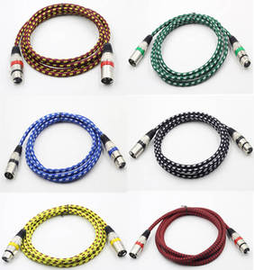 Cable <span class=keywords><strong>XLR</strong></span> Personalizado 2026, Cable de Plata de 15/16 Pines Estéreo de 100 pies, Cables <span class=keywords><strong>XLR</strong></span> Macho a <span class=keywords><strong>XLR</strong></span> Hembra, Cable de Micrófono Profesional - Product Image 2