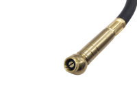Accuracy Inline Analog Tire Gauge Pressure Measure Psi Reader Black and Golden Universal White Box CN;ZHE ANSI B 40.1 Grade B
