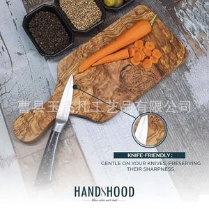 Olive Wood Cutting Board 30x15x2cm With Handle For Kitchen Use Rectangle Shape Solid Wood Tray - Product Image 4