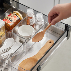 Organisateur de cuisine JX PET : Boîte de rangement à tiroirs avec séparateurs pour ustensiles, baguettes et cuillères. Boîte de rangement pour tiroir de cuisine - Product Image 5