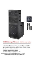 Équipement audio professionnel pour intérieur et extérieur, système de sonorisation Line Array haute puissance de 15 pouces, haut-parleur en bouleau pour 5.1