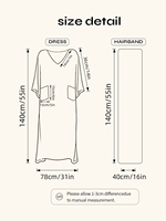 Robe Kaftan Classique Rayée Noire et Blanche, Abaya Modeste pour Femmes Musulmanes, Boubou, Tenue de Plage, Robe Longue Ample avec Poche en Dentelle