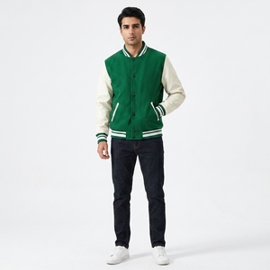 High Quality <b>Men's</b> Varsity <b>Baseball</b> Windproof <b>Jacket</b> Comfortable Stand Collar Custom CollegeBaseballjacket <b>for</b> <b>men</b> - Product Image 1