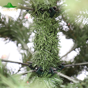 Árbol de Navidad Artificial de PVC Verde Ecológico de Alta Calidad, Luces LED Cálidas, Estructura Resistente al Agua, Tamaño Miniatura - Product Image 5