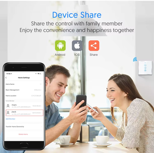 Interrupteur de <span class=keywords><strong>Rideau</strong></span> Tuya WiFi LangYeao EU UK pour Moteur de <span class=keywords><strong>Rideau</strong></span> Électrique Store et Volet Roulant avec Télécommande Google et Alexa - Product Image 4
