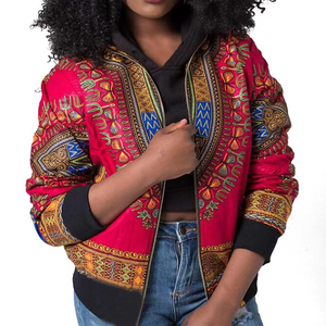 TONGYANG African Tradition Retro Ethnic African Dashiki Fashion Jacket African Print Jacket <strong>Zipper</strong> - Product Image 5