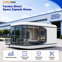 Capsule spatiale mobile pour le camping, les vacances et l'hébergement
