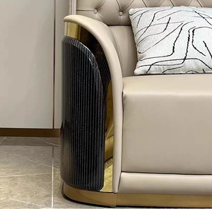 Divano da salotto di lusso classico 3 posti dell'hotel - Product Image 3