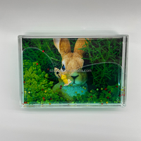 Cadre photo rectangulaire en acrylique haute transparence Aqua Blox, couleur personnalisée, résistant à l'eau