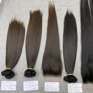 100% vendeurs de paquets de cheveux vierges du Vietnam non traités cuticule intacte extension de cheveux humains bruts à double trame naturelle - Product Image 4