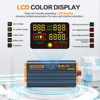 Inverter Gelombang Sinus Murni Eu Warehouse 2000w Dc 12v 24v 48v ke Ac 110v 220v 5000w 10000w Tenaga Surya, Sedang Diskon