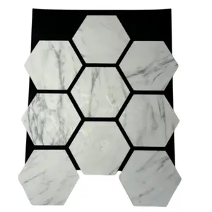 Custom Hexagon Acoustic Panel Modern Design Soundproof Wall For Living Room Sound Control