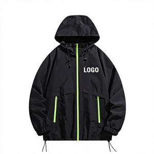 Chaqueta Safari Bordada Informal de Invierno para Hombre de SELF INDUSTRIES |   Sudadera Ligera Transpirable de Lana/Poliéster con Cierre de Cremallera de un Cuarto - Product Image 1