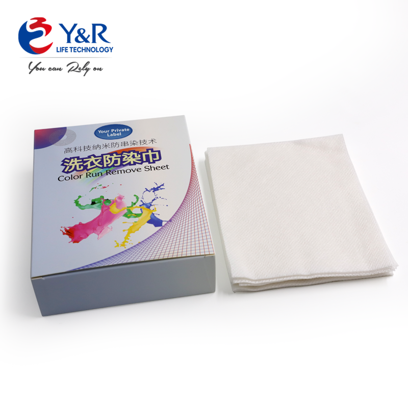 Eco-Friendly Disposable Fabric Color Protection Sheets for Laundry In ...