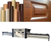 Chine armoire automatique porte en bois MDF meubles film PVC presse à membrane sous vide prix de la machine de pressage à plastifier