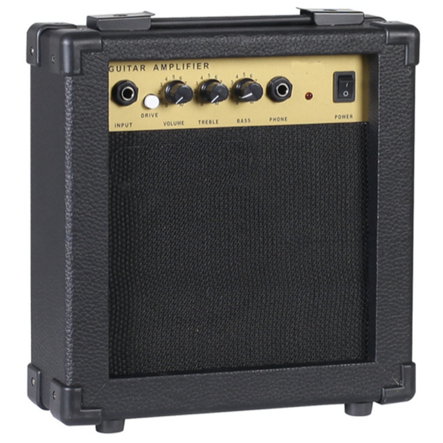 Wholesale Mini Retro Electric Guitar Amplifier 10W Portable Outdoor Speaker Professional Use Metal Black OEM Brand