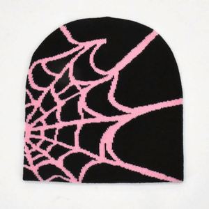 Gorros de Punto Jacquard Populares en Europa y América para Hombres y Mujeres, Gorros de Ciclismo con Diseño de Telaraña para Exteriores - Product Image 4