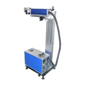 Smart Optical Fiber Laser Marking Machine For Stainless Steel Mobile Phone Back Cover Marking 20W 30W