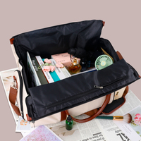 Sac de voyage pliable multifonctionnel et léger en tissu Oxford imperméable grande capacité avec fermeture éclair, idéal pour les affaires et les voyages