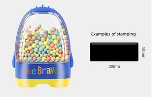 Piccolo nome pinguino timbro di abbigliamento all'ingrosso nome fotosensibile Cartoon bambini vestiti asilo timbro adorabile - Product Image 4