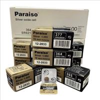 Pila de Óxido de Plata 377 SR626SW sin Mercurio, 1.55V, en Blister, para Relojes de Cuarzo y Pequeños Dispositivos Electrónicos