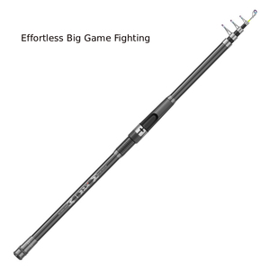 Caña de Pescar Telescópica de Fibra de Vidrio de 2.1m-3.6m con Carrete de Spinning de Alta Resistencia para Pesca en Agua Salada y Dulce, para Pescar Lubina - Product Image 4
