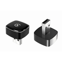 Mini adaptateur Ai Box 2-en-1 sans fil CarPlay & Android Auto, Wi-Fi double bande, BT5.2, USB Type-C, compatible universel, garantie 1 an
