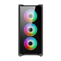 Boîtiers de tour ATX populaires avec panneau frontal en verre, boîtier d'ordinateur, boîtier de PC de jeu, boîtier de PC gamer, boîtier de PC