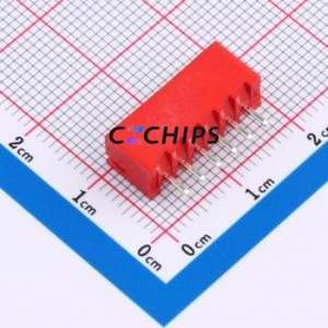 ZX-XH2.54-6PZZ-R Wire-to-Board Pin Header Through hole Component (THT),P=2.5mm Connector 1x6P 2.5mm Through Hole XH - Product Image 2