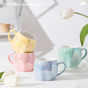 customize Colorful Ceramic Mug Arts and Crafts Aesthetic Creative Coffee Cup Water Cup