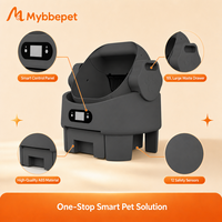 Kotak Pasir Kucing Otomatis Pintar Ramah Lingkungan Mudah Dibersihkan Kontrol APP Terbuka di Atas Kapasitas Besar Sensor Anti-Jepit Ganda Keamanan Ganda