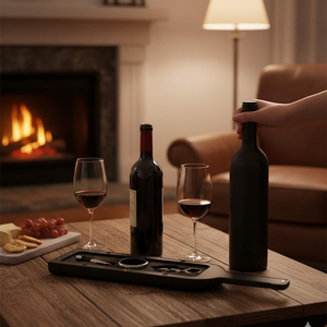 Juego de 5 Piezas de Lujo para Abrir Vino, Sacacorchos de Acero Inoxidable, Kit de Accesorios para Vino, Juego de Regalo para Bar, Hogar, Restaurante - Product Image 2