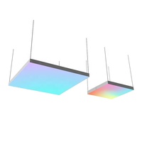 Panneau lumineux dynamique LED RVB double face programmable Boîte à lumière cinétique intelligente LED Boîte à lumière dynamique
