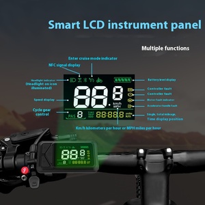 24v36v48v Xe đạp điện không chổi than động cơ phổ điều khiển thông minh LCD hiển thị NFC cảm biến IPX5 mức độ không thấm nước - Product Image 2