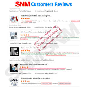 SNM カスタムダイカット透明アクリル高耐久黒取り付け両面粘着フォームテープ - Product Image 6